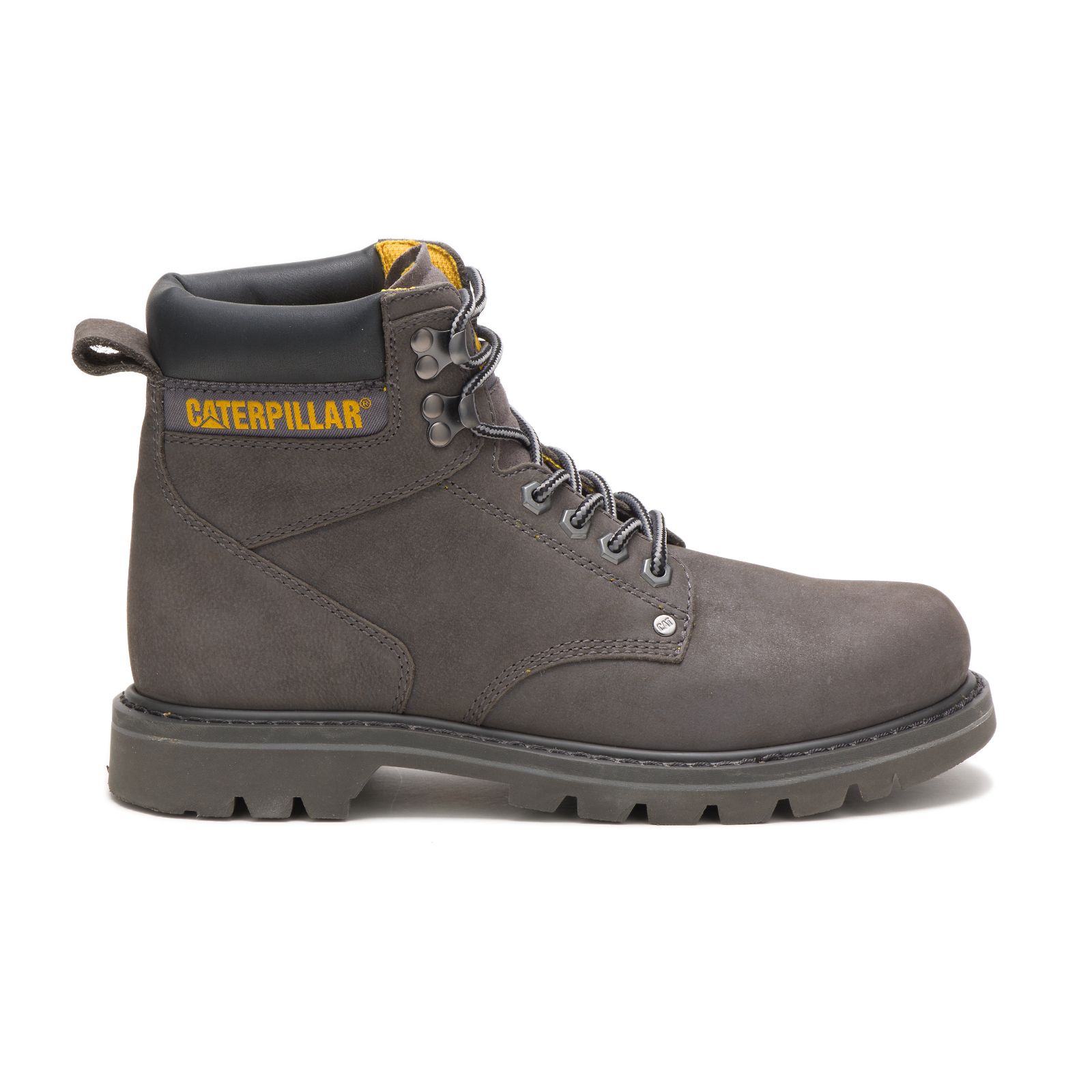 Caterpillar Boots Sale - Caterpillar Second Shift Mens Work Boots Grey (256930-MQP)